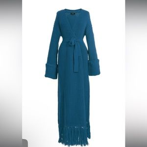 Hanifa MIYA KNIT CARDIGAN DRESS